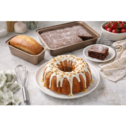 طقم قوالب خبز وكيك غرانيت 3 قطع Granite Baking & Cake Mold Set (3 Pieces)