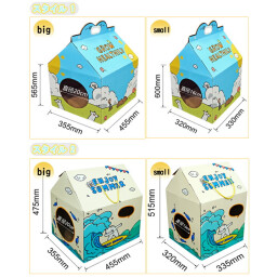 بيت قطط من الورق المقوى Cardboard Cat House