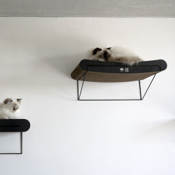 David curved خداشة من الورق المقوى David curved - cardboard wall shelf