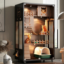 بيت قطط فاخر-F Luxury Cat House - F