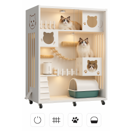 منزل فاخر للقطط - N Luxury Cat House - N
