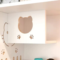 منزل فاخر للقطط - N Luxury Cat House - N