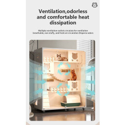 منزل فاخر للقطط - N Luxury Cat House - N