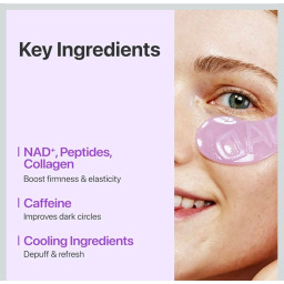 لاصقات تحت العين NAD+ كولاجين رقم 9 No.9 NAD+ Collagen Under Eye Patches