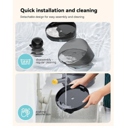 Goostoo نافورة ماء القطط Goostoo Cat Water Fountain