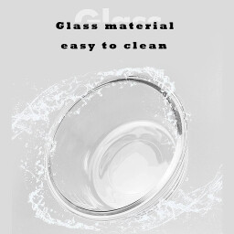 ماعون مزدوج زجاجي Glass Dual Bowls
