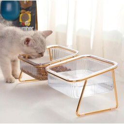 وعاء مزدوج شفاف Transparent Dual Bowl