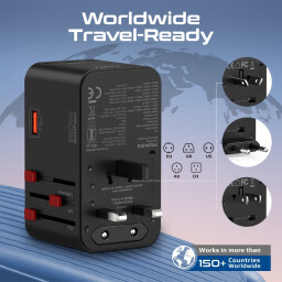 مقبس TripMate-GaN160 TripMate-GaN160