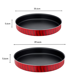 سيت صواني فرن  Tempo Flame عدد 2 (34/38 سم) Tempo Flame-Kebbe Oven Dish 2 Pcs