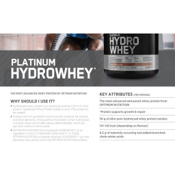 بلاتينوم هايدرو واي مسحوق بروتين مصل مهدرج 100% - فانيلا فيلوسيتي، 1.6 كغم Platinum Hydrowhey 100% Hydrolyzed Whey Isolate - Velocity Vanilla, 1.6kg