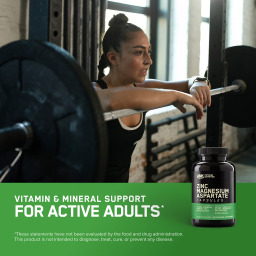 مكمل زنك ومغنيسيوم - 90 كبسولة Zinc Magnesium Aspartate Dietary Supplement - 90 Capsules