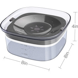 وعاء ماء مضاد للانزلاق للكلاب Non-Spill Water Bowl