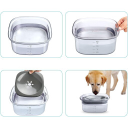 وعاء ماء مضاد للانزلاق للكلاب Non-Spill Water Bowl