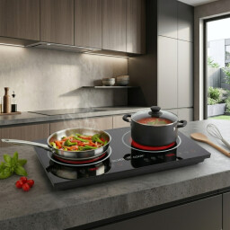 طباخ حراري مزدوج ذكي يتوافق مع جميع أنواع المعادن 3600 واط Double thermal cooker