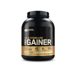 برو جينر - مكمل ضخامة عضلية وزيادة وزن نكهة كاسترد الفانيلا 2.31 كغم Gold Standard Pro Gainer - Vanilla Custard 2.31kg