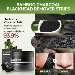 ماسك الفحم البامبو لإزالة الرؤوس السوداء – 30 غ Bamboo Charcoal Blackhead Peel-Off Mask – 30g