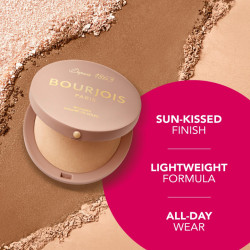 برونزر باودر ماكسي راوند بوت من بورجوا Bourjois Maxi Round Pot Powder Bronzer