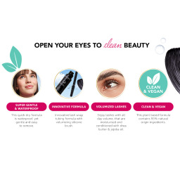 ماسكارا هيلثي ميكس كلين مقاومة للماء Healthy Mix Clean Waterproof Mascara