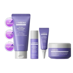 مجموعة السفر بالريتينول لشد البشرة وتجديد الشباب طقم 4 قطع Retinol Rejuvenating Travel Kit - 4 Skin Care Set
