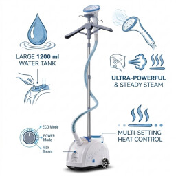 مكوى بخار احترافي عمودي بحجم 1200 مل Professional Steam Iron