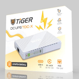 يو بي أس تايجر (Tiger) تيار مستمر قدرة 18 واط وسعة 8800mAh UPS Tiger DC 18W (8800mAh) TDC-8.8K