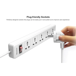 موزّع كهربائي Huntkey SSZ501 – 5 منافذ بطول 5 متر Huntkey SSZ501 Power Strip – 5 Outlets, 5m Cable