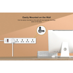 موزّع كهربائي Huntkey SSZ501 – 5 منافذ بطول 5 متر Huntkey SSZ501 Power Strip – 5 Outlets, 5m Cable