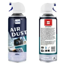 بخاخ تنظيف الغبار جيجا 360 (Giga 360) سعة 450 مل للحاسوب والإلكترونيات Giga 360 Air Duster Compressed Air Cleaner 450ml