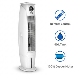 مبرد هواء ديلوكس ارتفاع 170 سم موتور نحاسي 100% Deluxe Air Cooler