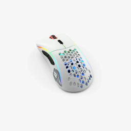 ماوس الألعاب اللاسلكي جلوريوس موديل دي 69 جرام – أبيض مطفي Glorious Model D Wireless Gaming Mouse 69g – White Matte