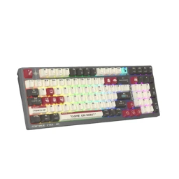 Bloody WS98 Dual-Core 2.4G Wireless , Bluetooth v5.1 , USB wired connection Mechanical Keyboard Pixels Red + Bloody R72 Ultra Duo Pixels Red dual mode wireless gaming mouse Bloody WS98 Dual-Core 2.4G Wireless , Bluetooth v5.1 , USB wired connection Mechan