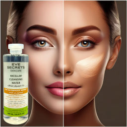ماء ميسيلار لإزالة المكياج المقاوم للماء MICELLAR CLEANSING WATER – WATERPROOF