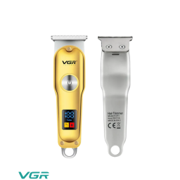 ماكينة الاحترافية لتحديد اللحية وتصفير الشعر (شاشة رقمية) VGR V-290 Professional Cordless Hair Trimmer with LED Display