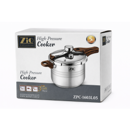 قدر ضغط زيو اكسكلوسيف سعة 5 لتر ZIO Exclusive Pressure Cooker