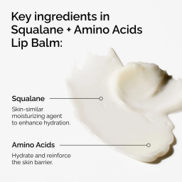 مرطب الشفاه بالسكوالين والأحماض أمينية Squalane + Amino Acids Lip Balm