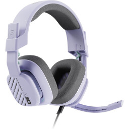 سماعة الألعاب لوجيتك أسترو (Astro A10) الجيل الثاني - اللون البنفسجي Logitech Astro A10 Gen 2 Wired Gaming Headset - Lilac