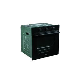 فرن غازي قياس 60*60 حجم 80  لتر  5 وظيفة 80L Built-in Full Gas Oven with Mechanical Control – Black Glass Design