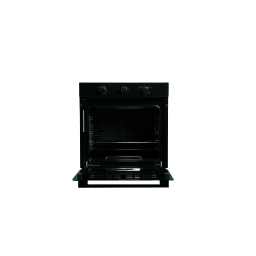 فرن غازي قياس 60*60 حجم 80  لتر  5 وظيفة 80L Built-in Full Gas Oven with Mechanical Control – Black Glass Design