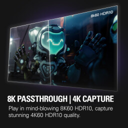 كرت التقاط الألعاب الداخلي إلجاتو (Elgato 4K Pro) بمنفذ HDMI 2.1 ودعم 8K60 Elgato 4K Pro Internal Capture Card - HDMI 2.1, 8K60 HDR10 Passthrough