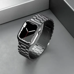 ليفلو دايتونا ستيـل سوار ساعة آبل Levelo Daytona Steel Watch Band for Apple Watch 45/44/42mm
