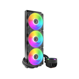 مبرد مائي آركتيك (ARCTIC) موديل Liquid Freezer III Pro 420 ARGB لون أسود ARCTIC Liquid Freezer III Pro 420 A-RGB Black - Ultimate 420mm CPU Cooler