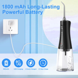 سيجوي جهاز تنظيف الأسنان بالماء لاسلكي 350 مل sejoy Cordless Water Flosser 350ml