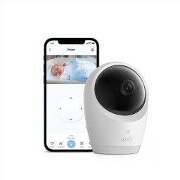 جهاز مراقبة الطفل بالفيديو إيفي C10 ذكي 4.5 بوصة مع كاميرا 2K متحركة Eufy C10 4.5" Smart Video Baby Monitor with 2K Pan-Tilt Camera