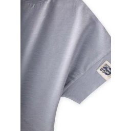 تي شيرت أطفال قطن أزرق باستيل 2-12 سنة Kids' Pastel Blue Cotton T-Shirt 2-12 Years