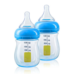 رضاعة يومي لتقليل المغص لدى الرضيع حجم 160 مل 2 في 1 Umee Babyfles 2 x 160 ml