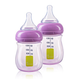 رضاعة يومي لتقليل المغص لدى الرضيع حجم 160 مل 2 في 1 Umee Babyfles 2 x 160 ml