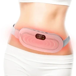 حزام تدفئة واهتزاز ذكي لتخفيف آلام البطن والظهر والدورة الشهرية Smart heating and vibration belt for relieving abdominal, back, and menstrual pain