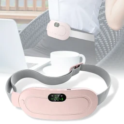 حزام تدفئة واهتزاز ذكي لتخفيف آلام البطن والظهر والدورة الشهرية Smart heating and vibration belt for relieving abdominal, back, and menstrual pain