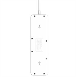 موزع كهرباء LDNIO SC5614C بخمسة منافذ كهرباء وستة منافذ USB مع شحن سريع قدرة 20 واط LDNIO SC5614C 5-Outlets Power Strip with 6 USB Ports (20W Fast Charging & 2500W High Power)