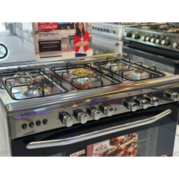 طباخ رويال جاز 60*90 المتطور كلياً استانلس ستيل Cooker RoyalGaz60*90